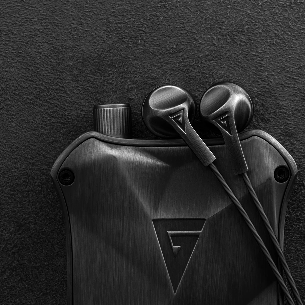 Наушники вкладыши AUGLAMOUR F200 HiFi 10 мм с динамическим драйвером металлическим