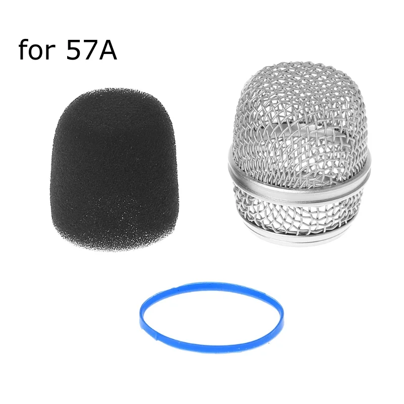 Черный Замена шаровой головкой сетка микрофонная решетка подходит для Shure Beta57a/Beta87a - Цвет: Черный