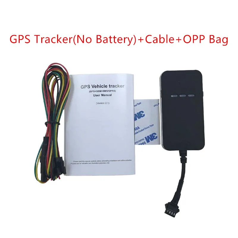 Tracker with Battery GT02D gps трекер устройство слежения за автомобилем GSM локатор 12-36 в автомобильный gps трекер Google maps отслеживание в реальном времени платформа приложения - Цвет: Tracker with Battery