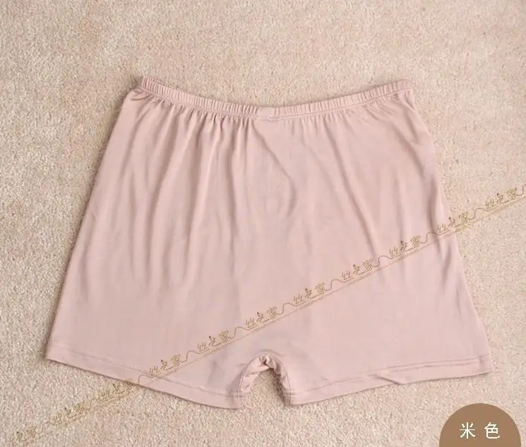 Мужские трусы боксеры из 30% шелка Трикотажные большого размера плюс 30%|silk boxer