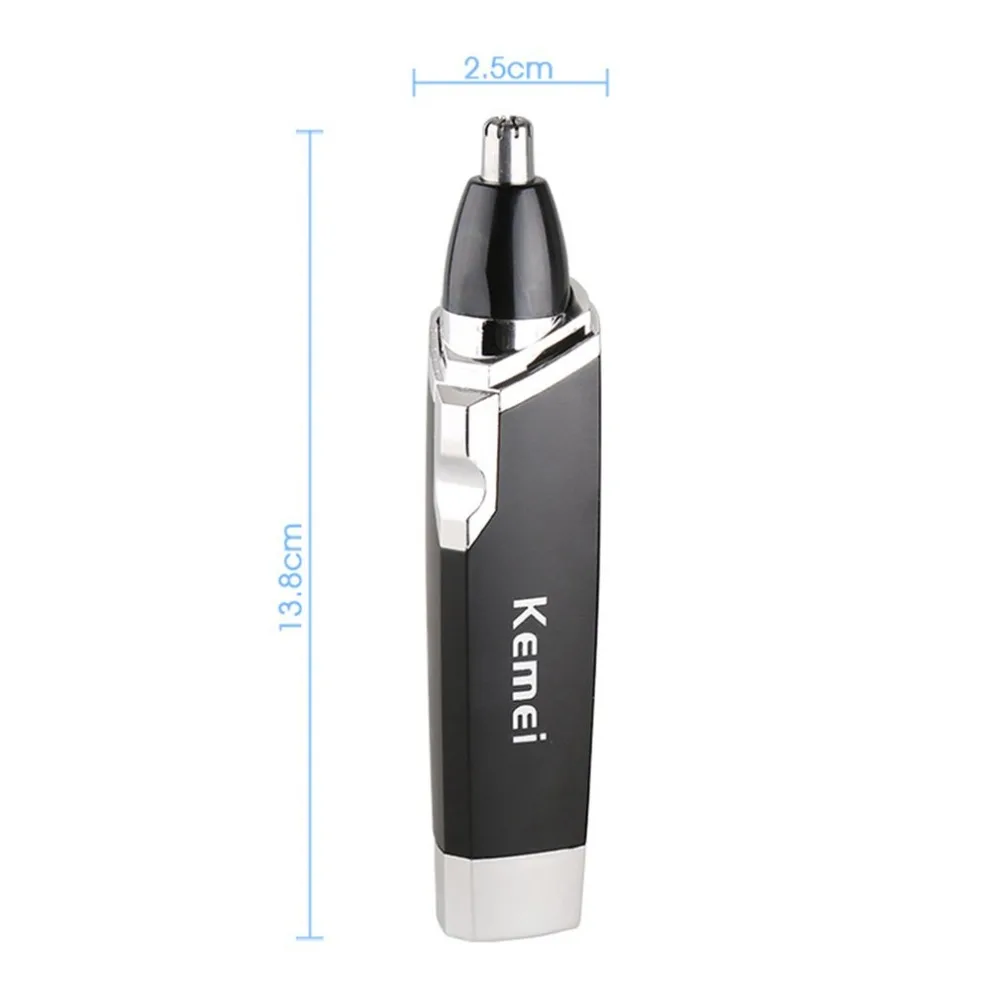 Kemei KM-6512, электрический триммер для носа, триммер для удаления волос в носу, безопасный уход за лицом, бритва-очиститель, портативная Бритва для путешествий