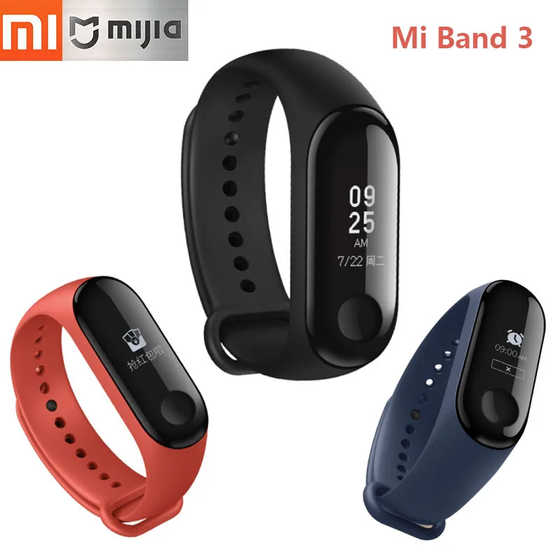 Xiaomi Mi группа 3/2 мгновенном сообщением фитнес-трекер для измерения сердечного ритма OLED Сенсорный экран Водонепроницаемый Смарт Напульсники браслет