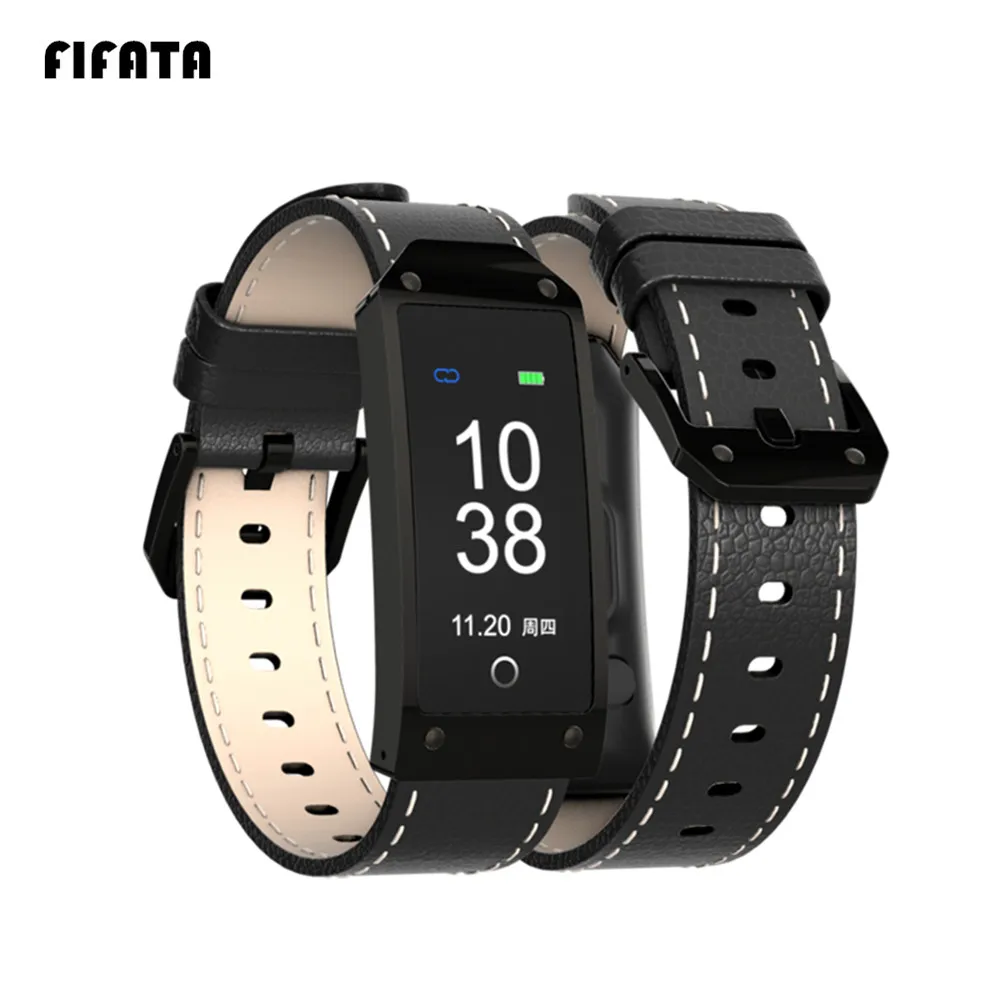 Смарт-браслет FIFATA Y2 0 96 дюйма ЖК-дисплей фитнес-трекер Bluetooth измерение пульса