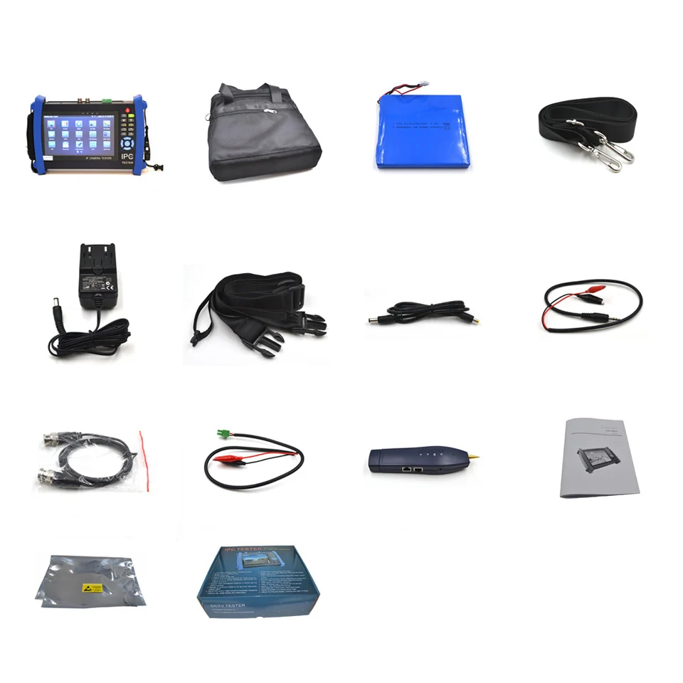 Wsdcam 8600 Серия 7 дюймов ip-камера тест er монитор CCTV Тест er Anolog тест 1080P POE ONVIF 4K H.265 HDMI In& Out RJ45 TDR