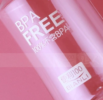 Пластиковая мини бутылка для воды 150 мл без БФА с веревкой детей ПК милый