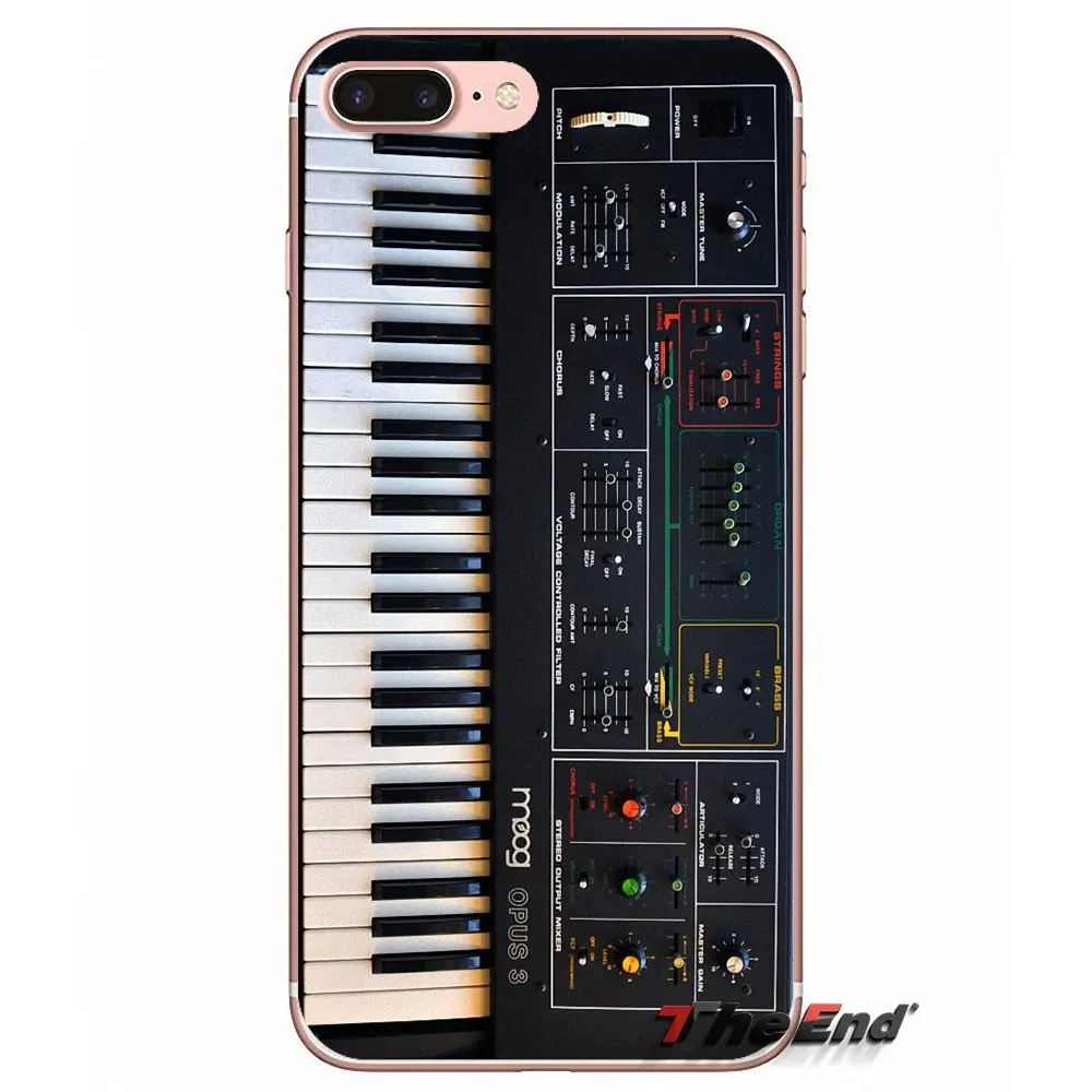 Классический синтезатор Moog ТПУ Прозрачная крышка для sony Xperia M2 M4 M5 E3 T3 XA Z Z1 Z2 Z3 z5