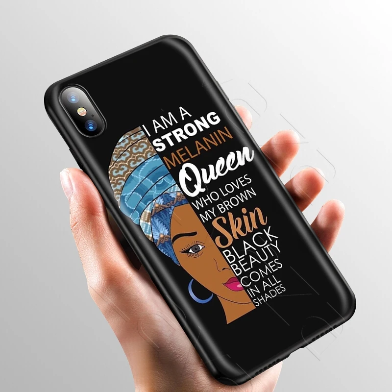 3 Lavaza Африканский Melanin Poppin черный чехол для девушек для iPhone 11 Pro XS Max XR X 8 7 6 6S Plus 5 5S se - Цвет: 3