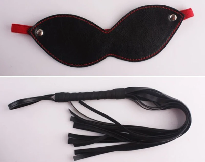 8 шт./компл. кожа БДСМ игрушки включают наручники ошейник лапы шлепки весло соски