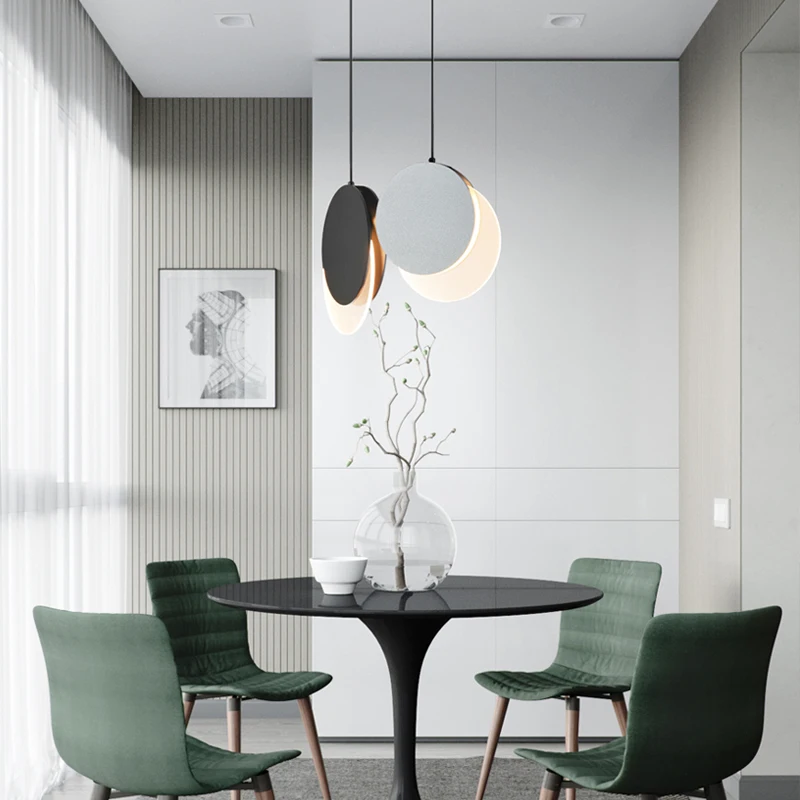 

LukLoy LED Modern Pendant Lights Nordic creative Pendant Light Kitchen Study Living Room Loft Clothing Hanging Lamp Pendant Lamp