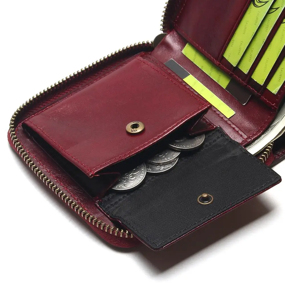 2020 New Genuine Leather Small Wallet Women Retor Coin Purses Holders Vintage Short Cowhide Female Money Wallets | Багаж и сумки
