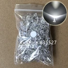 100 шт.лот F5 5 мм круглый светодиод, водочистый и белый супер яркий светодиод, комплект светоизлучающих диодов, DIP лампы, бусины