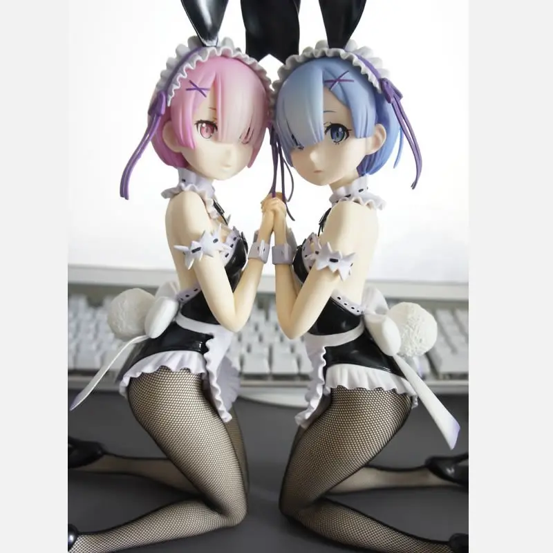 Re: жизнь в другой мир от нуля Rem Ram Bunny Ver до уровня колен Коллекция Модель Brinqueods ПВХ