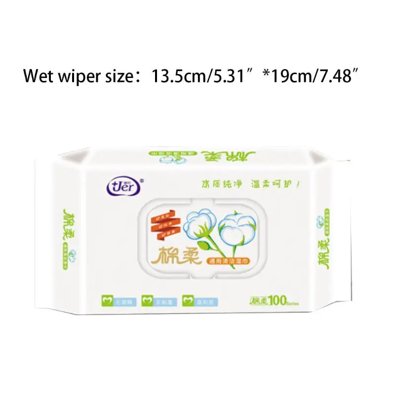 60 шт./пакет откидная верхняя крышка влажные салфетки для новорожденных рук рта