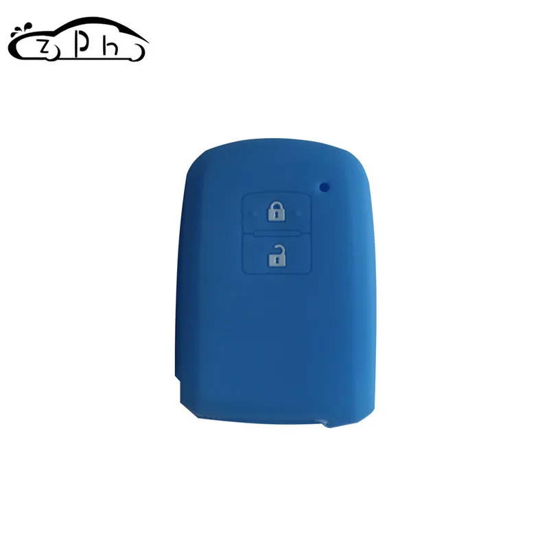 Силиконовый чехол для автомобильного ключа с 2 кнопками Toyota Auris Camry RAV4 Avalon Yaris Verso