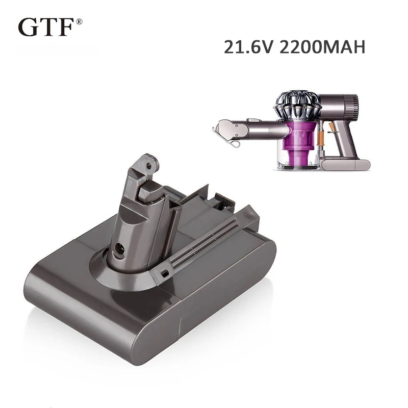 Аккумулятор для Dyson v6 2200 мАч 21 6 в литий ионный аккумулятор V6 DC58 DC59 DC61 DC62 SV09 SV07