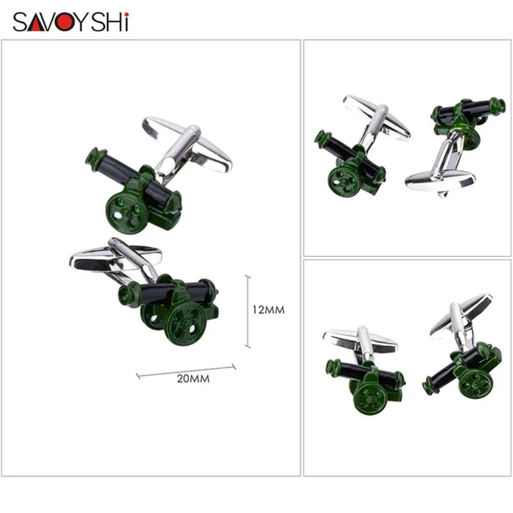 SAVOYSHI 3D итальянские запонки для мужских рубашек на пуговицах подарок высокое