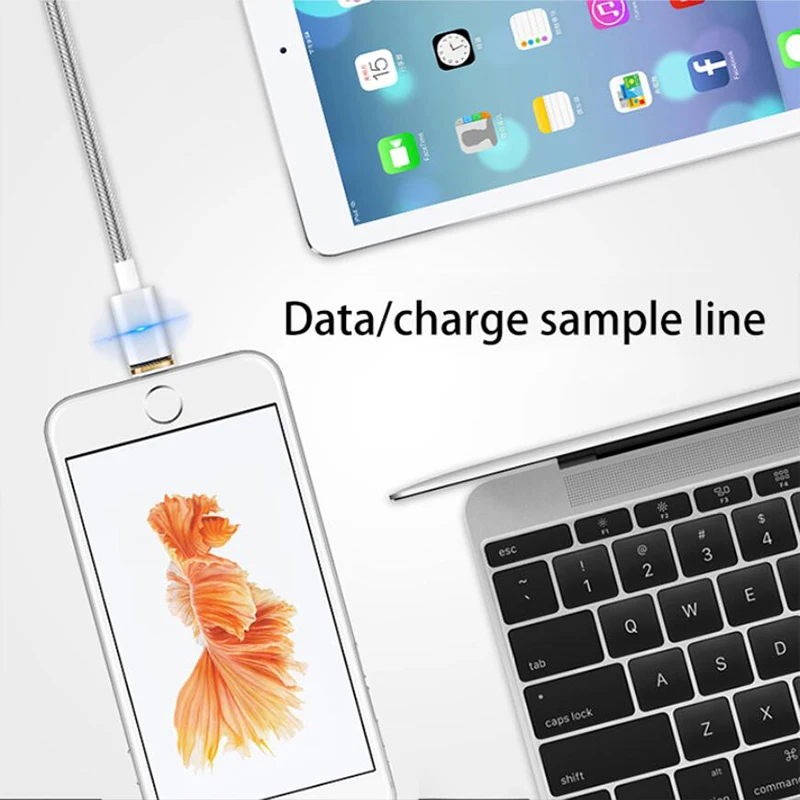 3 в 1 usb кабель для быстрой зарядки данных многофункциональный три одном Плетеный