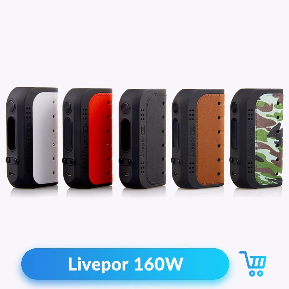 Оригинальная электронная сигарета yosta livepor 160 коробка мод Вт VW/TC с сухой защитой