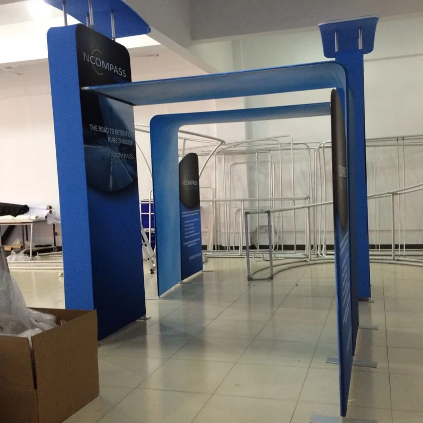 20ft portable trade show display system booth pop up displays with custom graphic printing all included | Дом и сад