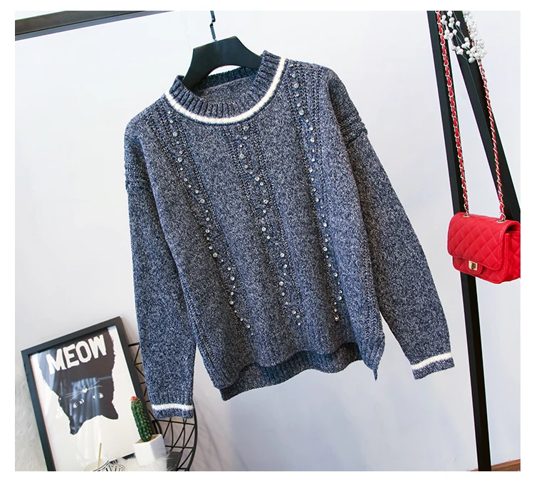 ALPHALMODA,, Conjunto Feminino, тяжелая работа, кристалл, роскошные костюмы, женский элегантный свитер, юбка, наборы,, женские костюмы