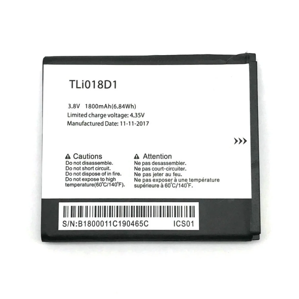 Новый высококачественный аккумулятор TLi018D1 для Alcatel one touch D5 Dual 5038x Pop 3 5015D + номер