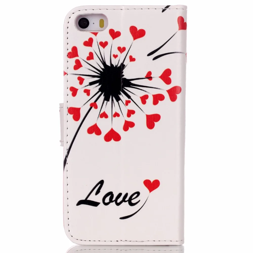 3D рельеф флип чехол для Coque iPhone 6 S Plus кожаный бумажник силиконовый телефона iphone 5 5C