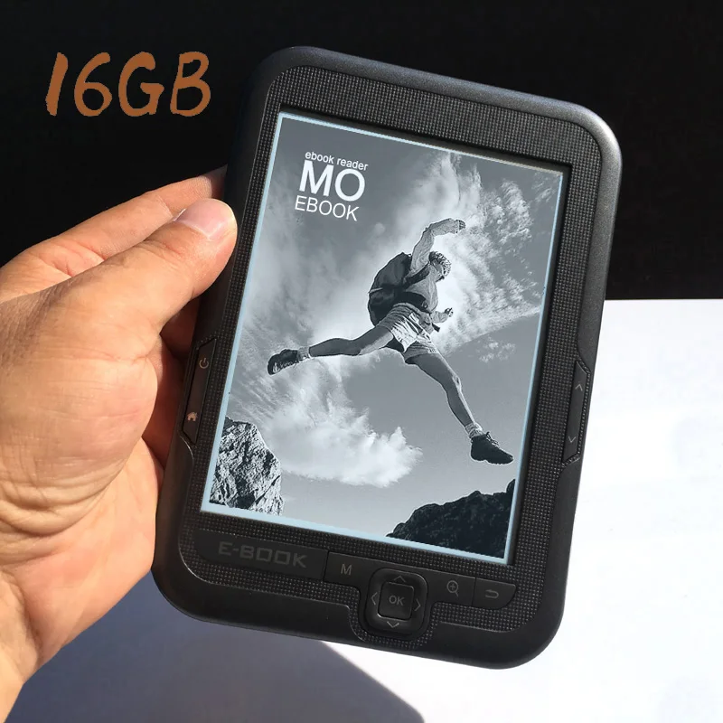 16 Гб встроенная емкость 6 дюймов электронная книга ридер e-ink Поддержка micro SD карты расширение защита глаз электронная книга Встроенный литий-ионный аккумулятор