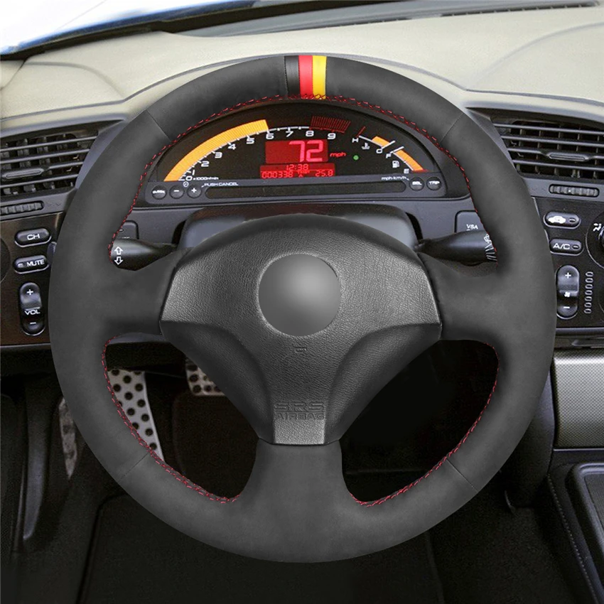 MEWANT синтетическая замша прошитая обёртка рулевого колеса для Honda S2000 2000 2006 2008 Civic Si