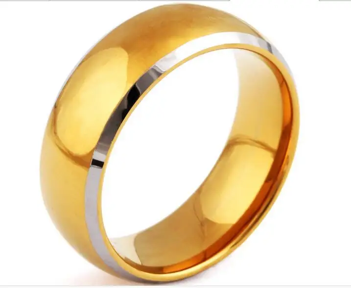 Бесплатная доставка 6 мм желтое золото покрытое полукруглым выпуклое