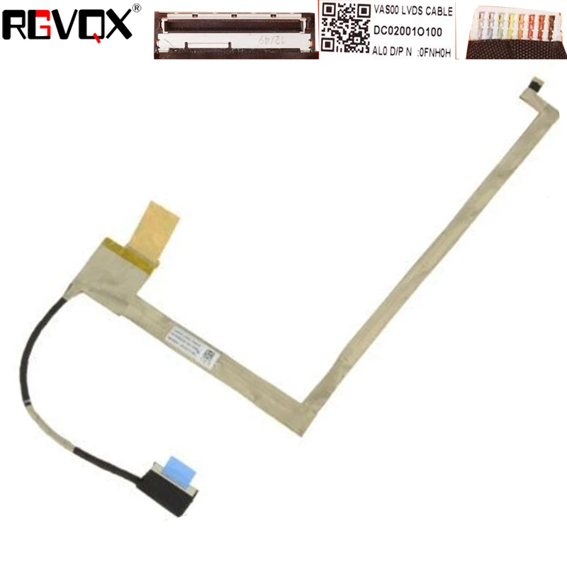 Новый ЖК гибкий видеокабель RLGVQDX для DELL 17 R1 M17X R5 R6 P18E 17X P/N FNH0H DC02001O100|lcd cable|for cabledell cable