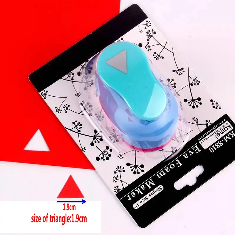 1 &quot1 9 см треугольный Дырокол diy ремесло дырокол для скрапбукинга eva maker дети