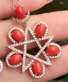 

Подвеска из серебра 925 пробы с натуральными драгоценными камнями
