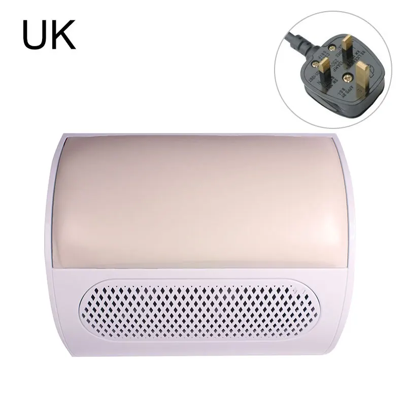 UK PLUG Kesinails мощный 36 Вт ногтей пылесборник 3 поклонников салон всасывания пылесоса ногтей маникюрные инструменты с 3 пылесборников - Цвет: UK PLUG