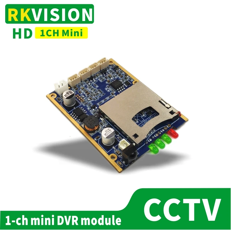 Плата для HD видеорегистратора 1CH модуль хранения SD карты поддержка CVBS запись
