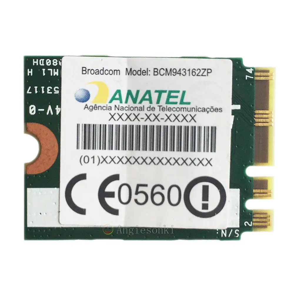 BCM943162ZP AC WLAN карта 2 4G & 5G 433M Wifi + Bluetooth 4 0 NGFF FRU 00JT473 для Lenovo G50 30 45 70M Z50 70 75 E455 E555|wlan card|wifi
