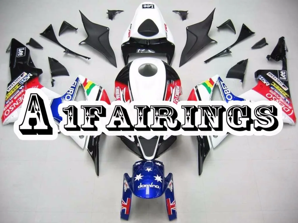 Коврики для Honda CBR600RR F5 2007 2008 ABS пластиковые панели кузова мотоцикла 07 08 белые