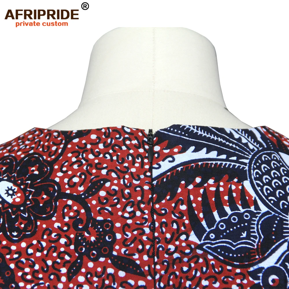Африканский женский костюм AFRIPRIDE, индивидуальный короткий топ без рукавов+ мини-юбка, сексуальный летний повседневный костюм, чистый хлопок, a722638