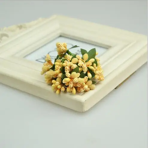 12 шт./набор миниатюрные искусственные булочки для фруктов|flower stamen|pip berriesberry pick |