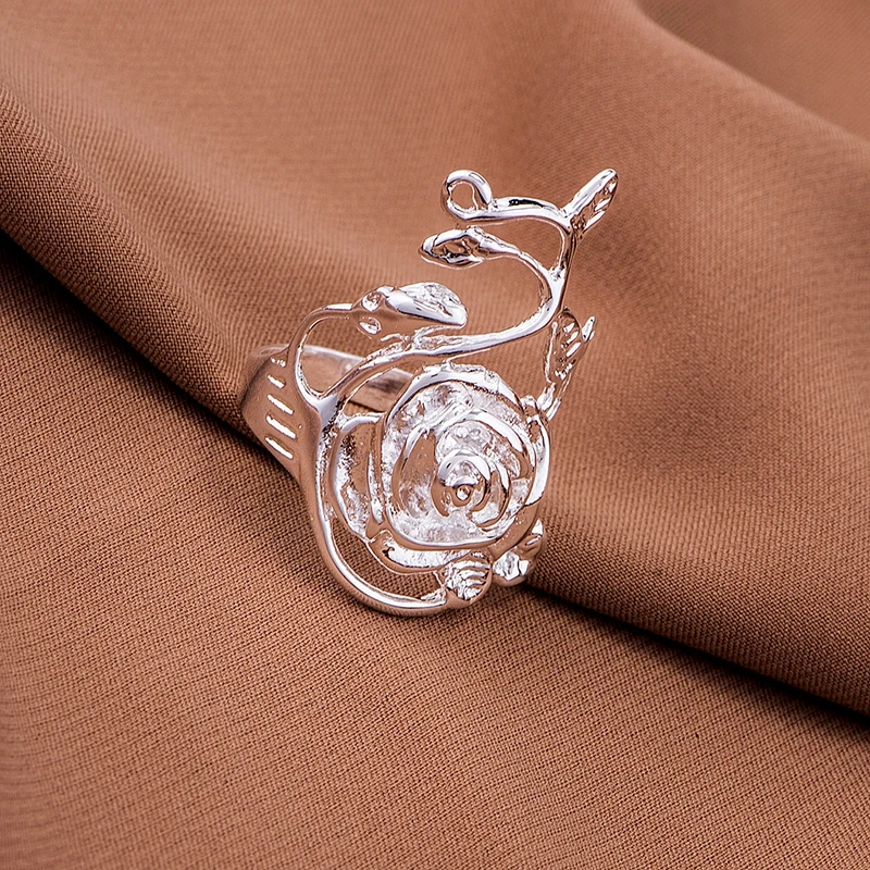 Оптовая продажа, кольцо с покрытием из серебра, модные ювелирные изделия, лепестсветильник/cghakxoa dxpamowa Оптовая продажа, кольцо с покрытием из серебра, модные ювелирные изделия, лепестсветильник/cghakxoa dxpamowa