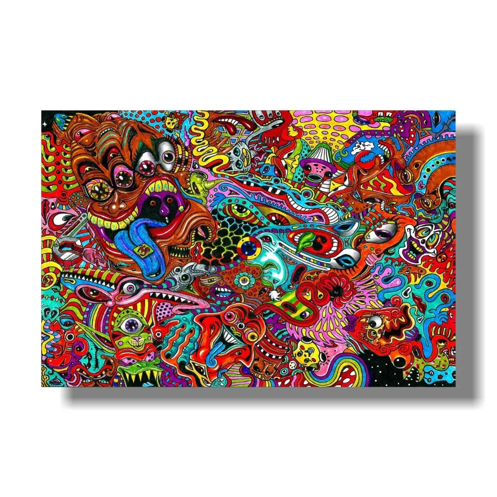 PIPE BOY Psychedelic Acid Lsd постер для живописи шелковая ткань печать на стенах украшения