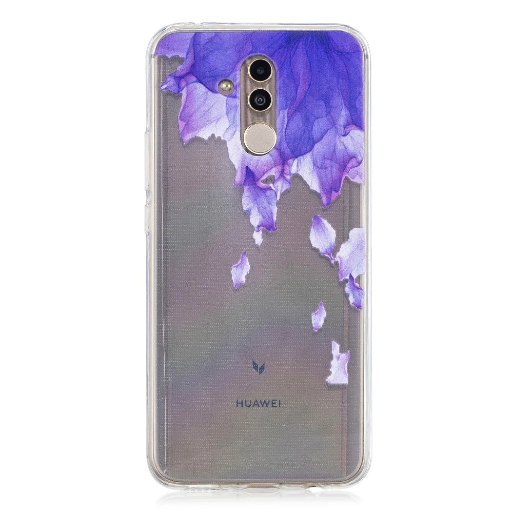 Силиконовый чехол для huawei P Smart 2019 fundas hoesje Милый Забавный Фламинго девушка кошка tpu