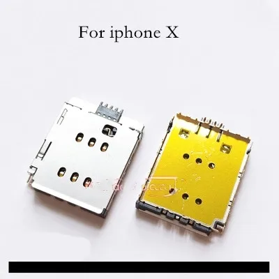 MIXUEWEIQI оригинальная SIM 1/2 Micro SD/TF двойная sim карта ридер разъем для iphone X 4/4S 5/5S/5S 6 6P 6S