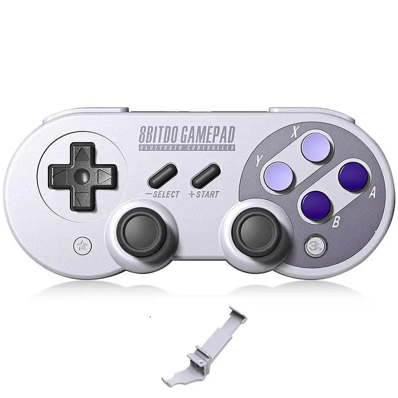 8Bitdo SF30 Pro геймпад джойстик для Nintendo Switch Windows Mac OS Android гул вибрации движения управления SN30 - Цвет: sn30pro and hoder