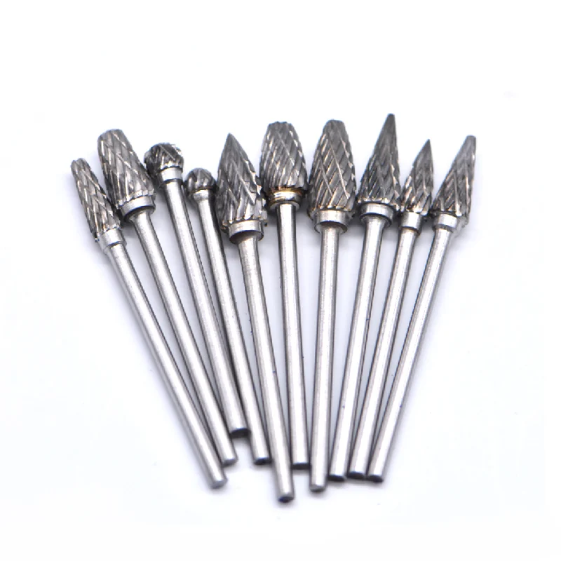 10 шт. стоматологические шлифовальные головки карбидные буры из вольфрамовой