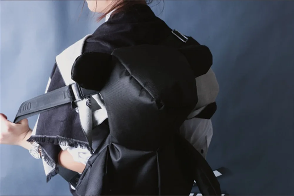 

Personality big backpack bag bear personality female