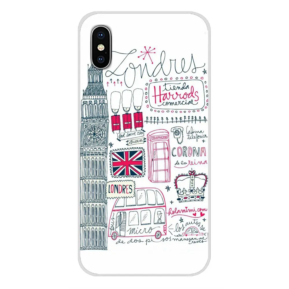 Аксессуары чехлы для телефонов Oneplus 3T 5T 6T Nokia 2 3 5 6 8 9 230 3310 1 7 Plus 2017 2018 London Art |