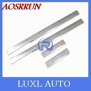 

for 304 Stainless Steel Door Sill Scuff Plate For Renault Koleos 2008 2009 2010 2011 2012 2013 car-styling accessories