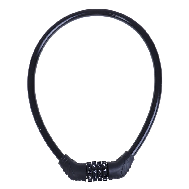 Замок для велосипедного кабеля Противоугонный 4 цифры | Спорт и развлечения