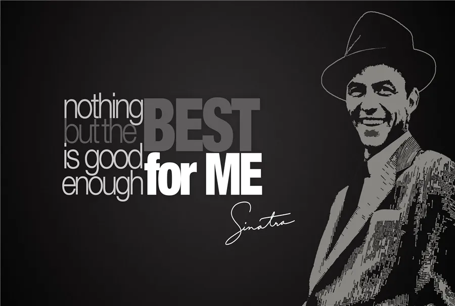 Frank Sinatra Холст Картина гостиная домашний декор Современная роспись маслом #010 | Дом