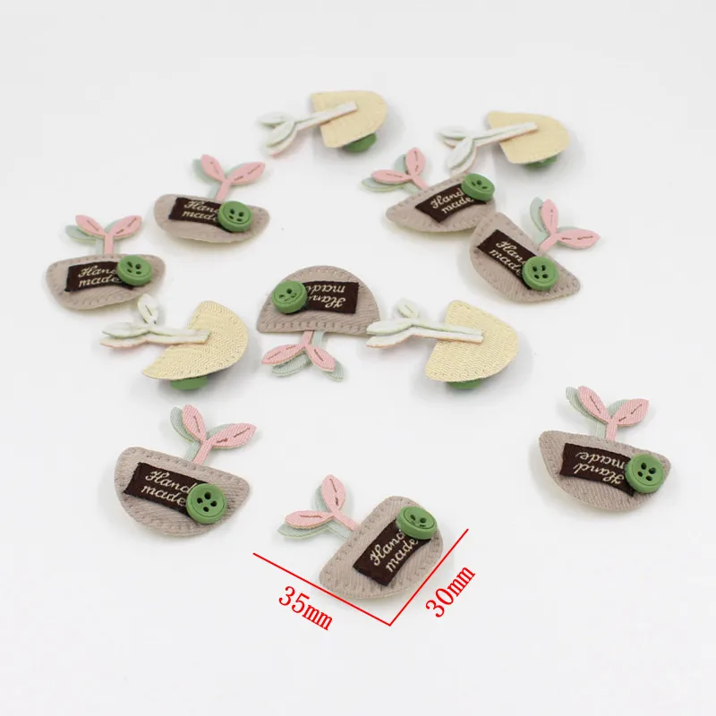 10 шт./лот мягкие фетровые пушистые аппликации нашивки для одежды Пришивные